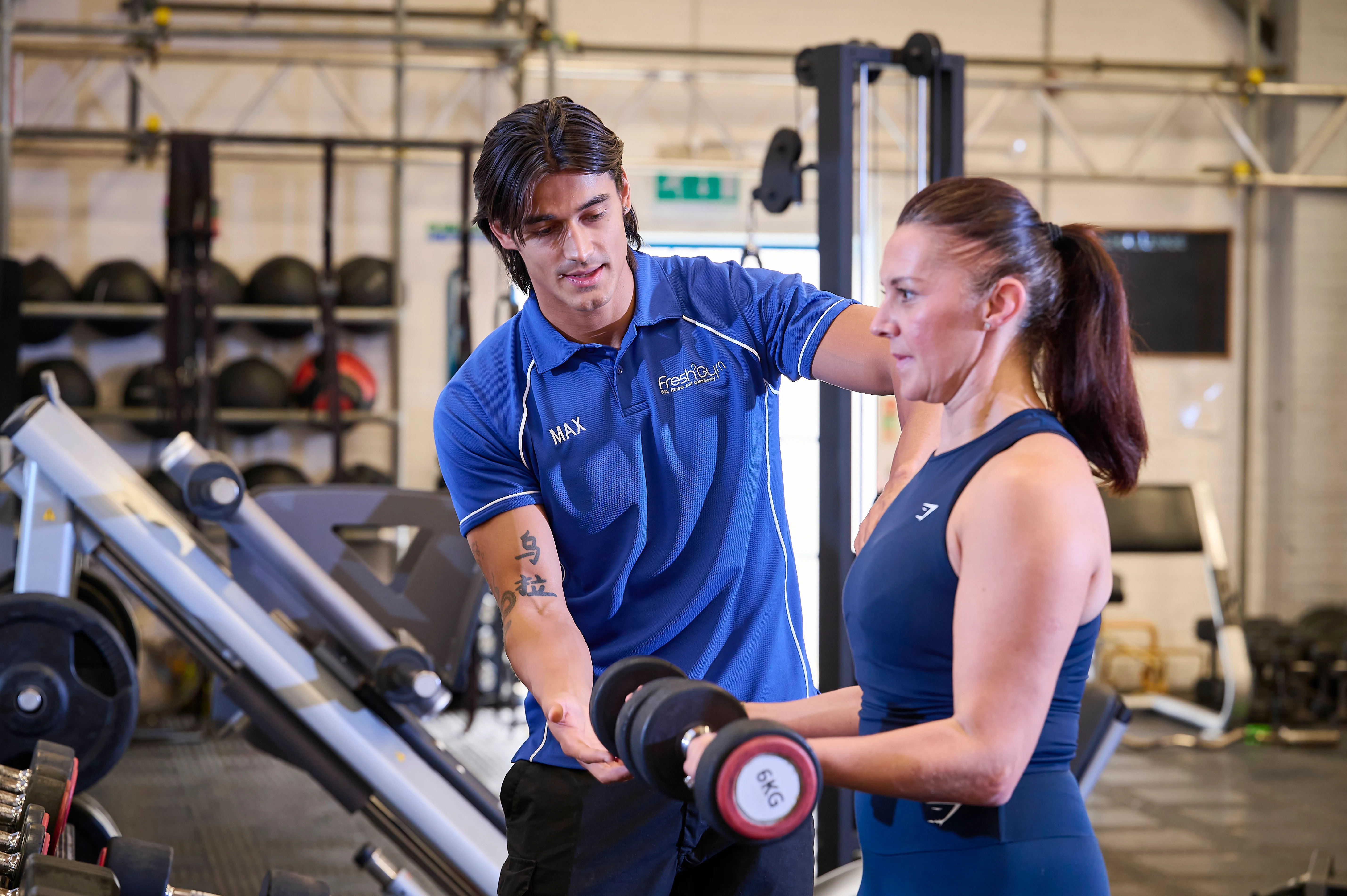Fresh Gym one-to-one personal training in the gym